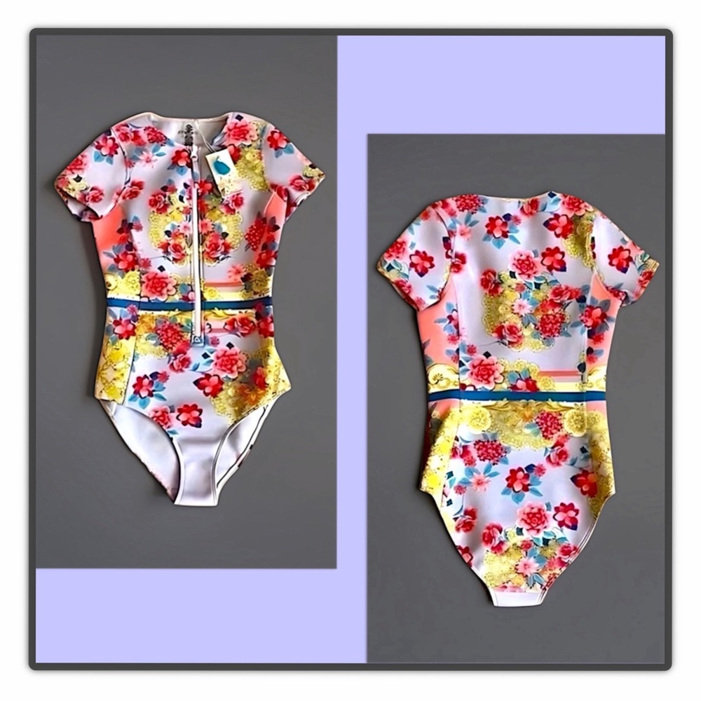 NWT Johnny Was Japer Neoprene One Piece Swimsuit - Picture 5 of 16